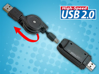 c-enter USB 2.0 High-Speed PC-Link-Kabel "Treiberfrei"