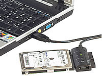 c-enter Festplatten-Adapter IDE/SATA auf USB2.0 mit OneTouch Backup; Card-Reader und USB-Sticks Card-Reader und USB-Sticks Card-Reader und USB-Sticks 